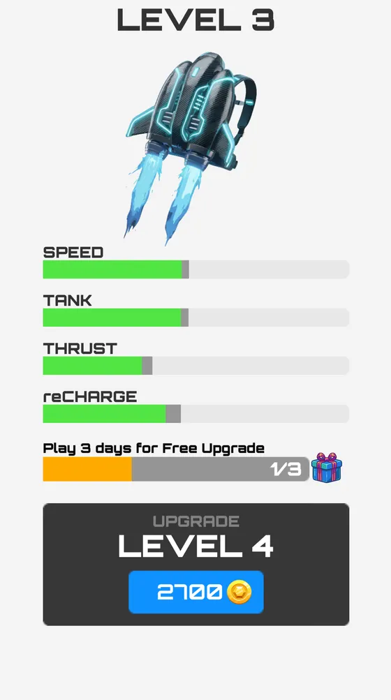 Jetpack upgrade screen